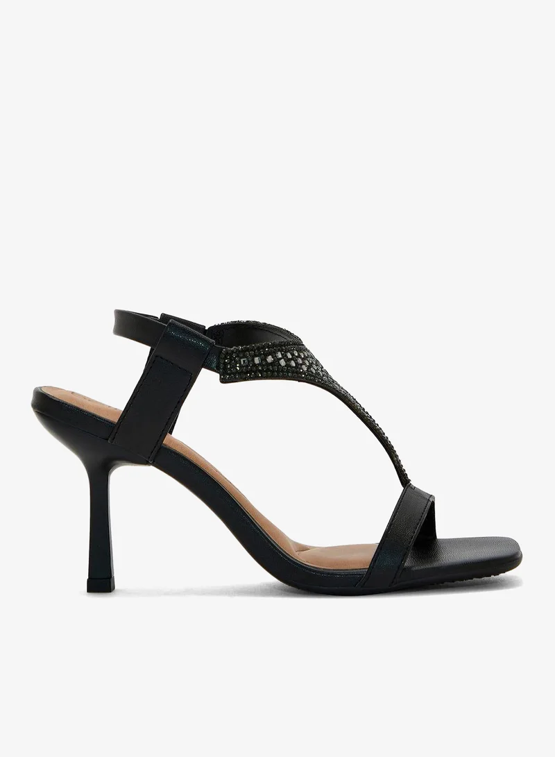 Women's Block Heel Sandals Black