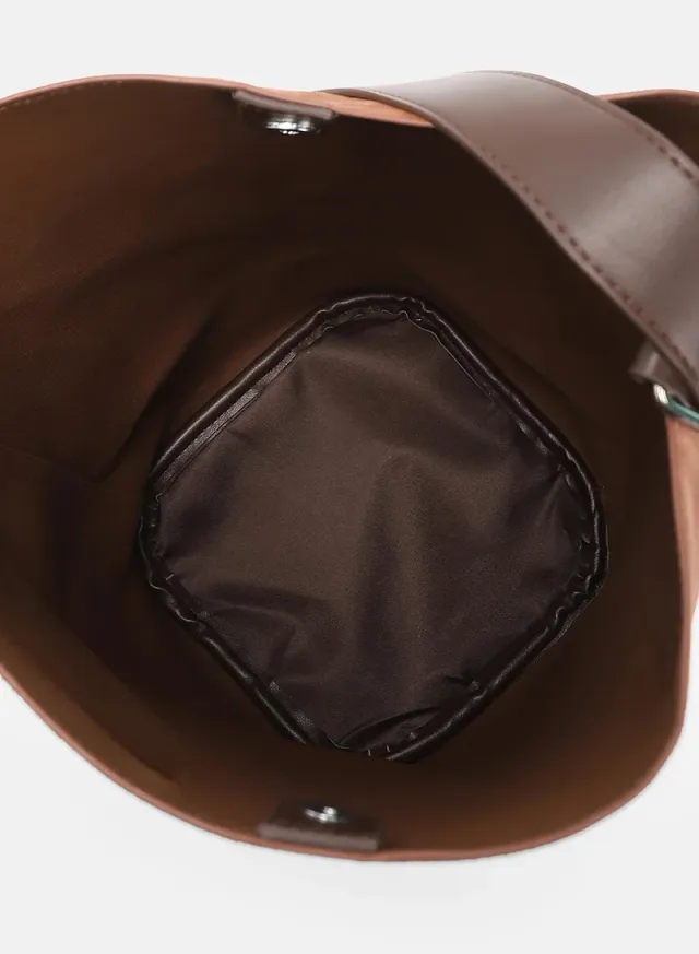 Women's Suede Zip Handbag – image 7