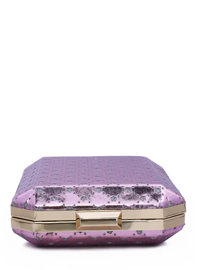 Metallic Cut Out Clutch Pink – image 4