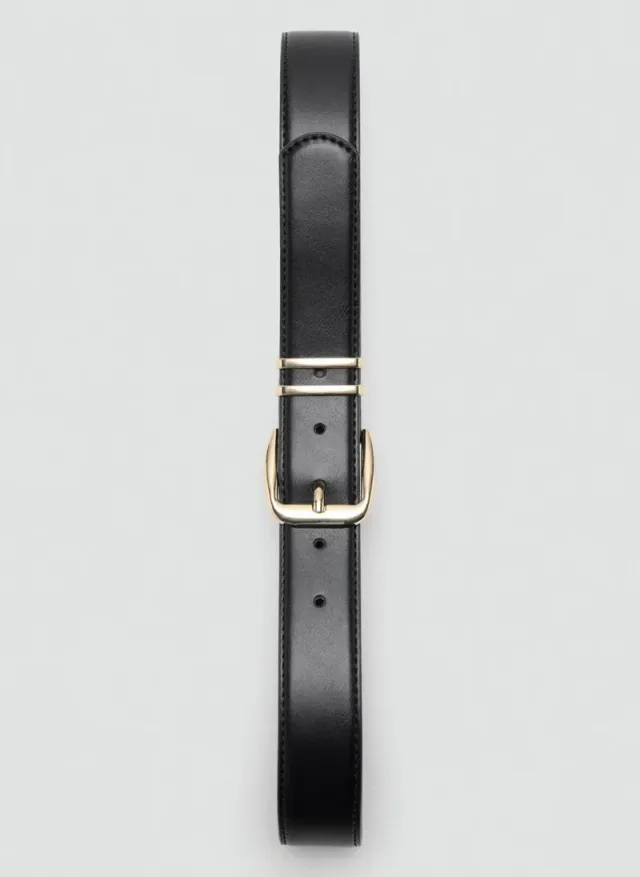 Square Buckle Belt Black – image 2