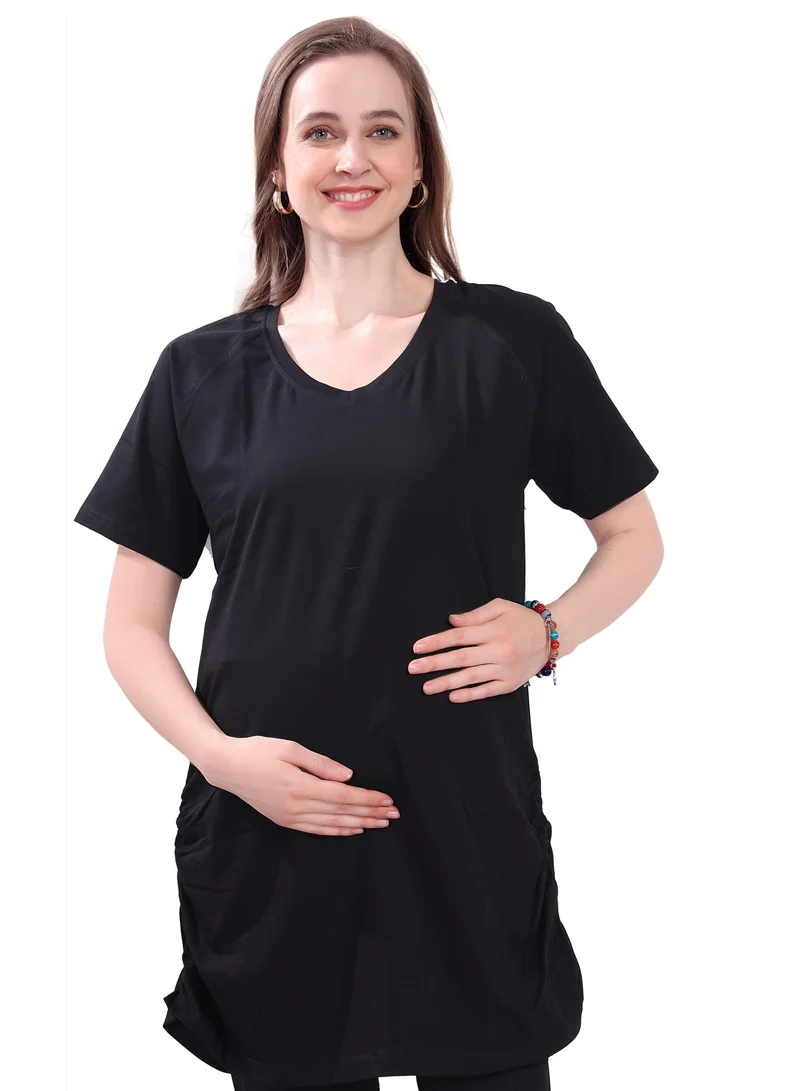 TUMMY Maternity T-shirt Black