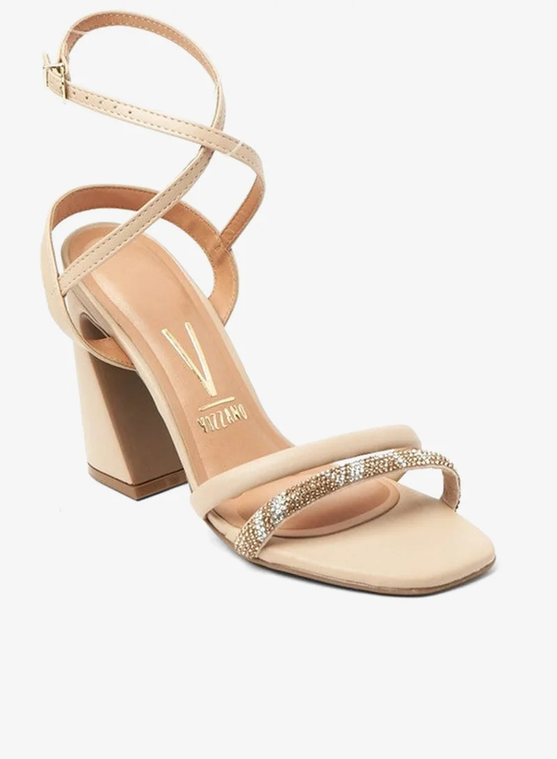 Women's Block Heel Sandals Beige