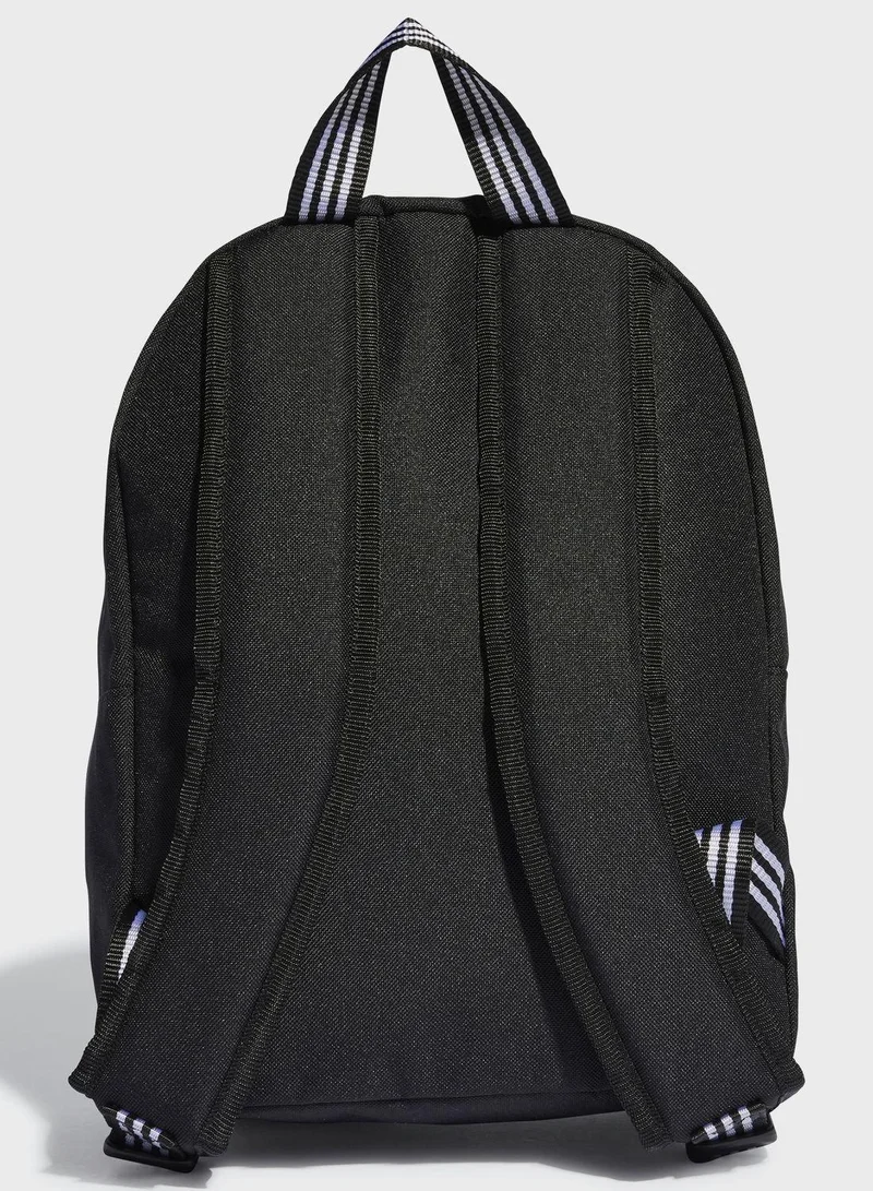 حقيبة ظهر صغيرة Adicolor من adidas Originals باللون الأسود