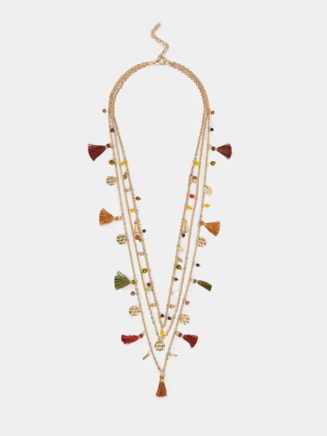 Styli Embellished Beaded Necklace – image 2