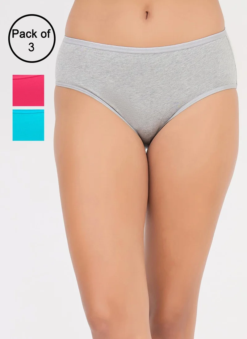 Clovia Cotton Graphic Hipster Panties (Pack of 3)