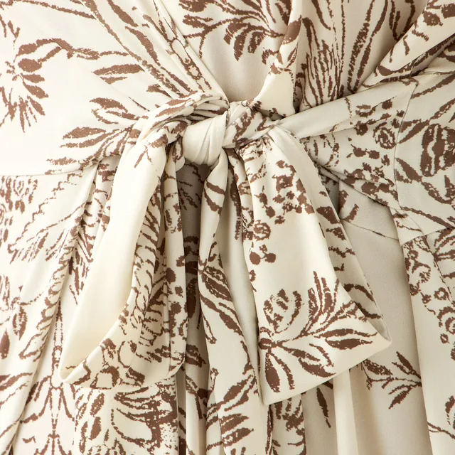 Ulla Popken Floral Knot A-Line Midi Dress – image 7