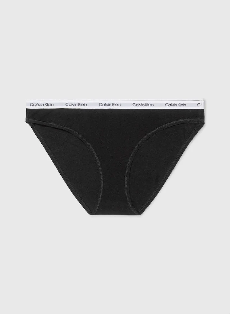 Modern Logo Bikini Black
