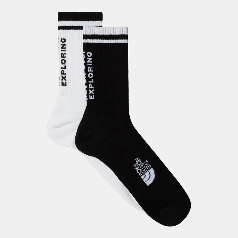 2-Pack Everyday Crew Socks Black