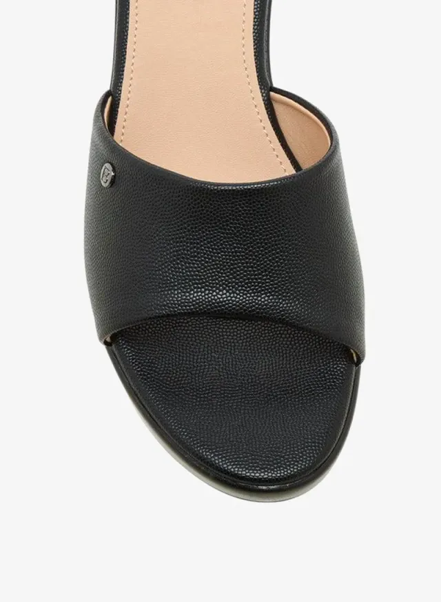 Textured Block Heel Sandals – image 4