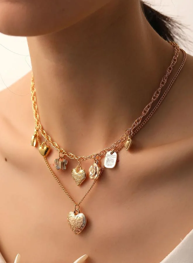 Styli Set of 2 - Heart Drop Necklace