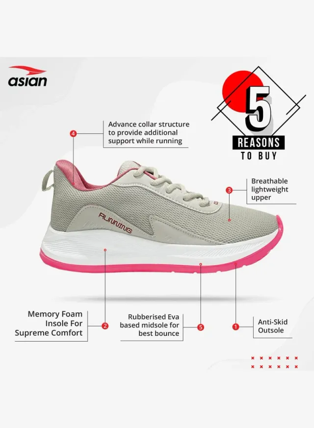 Women's and Girls' Sneakers Light Gray