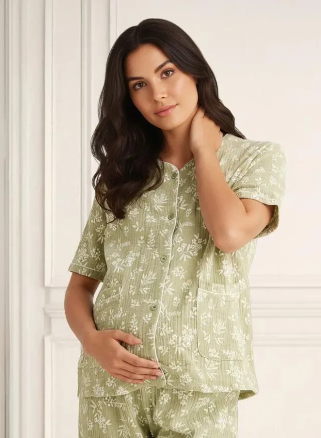 Cotton Maternity Pyjama Set – image 3