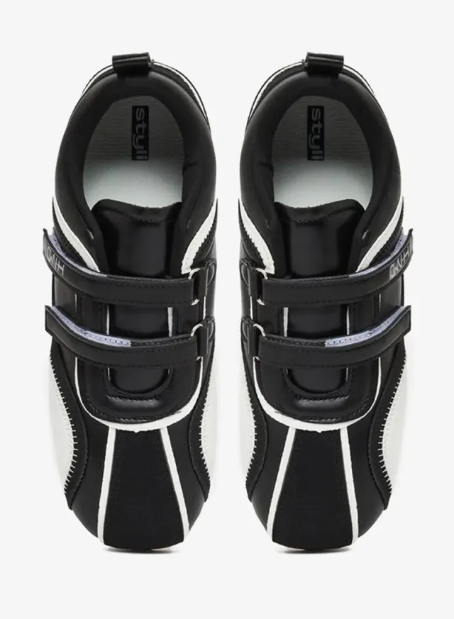 Women Black Double Velcro Strap Sneakers – image 5