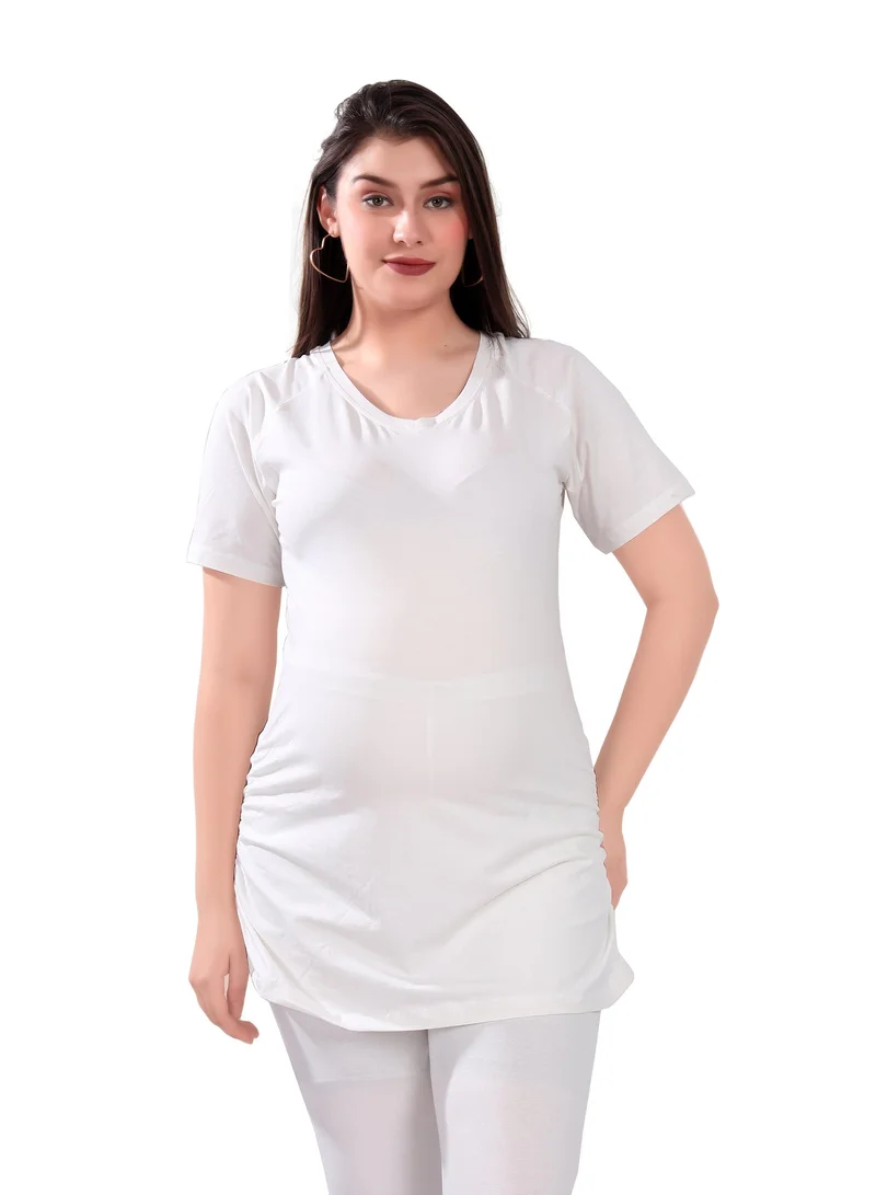 TUMMY Maternity T-Shirt White
