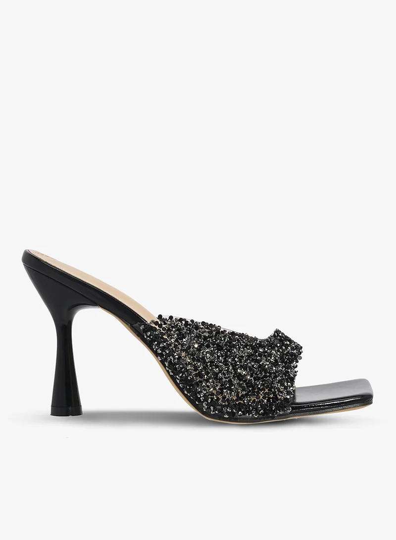 Women's Heeled Sandals Black