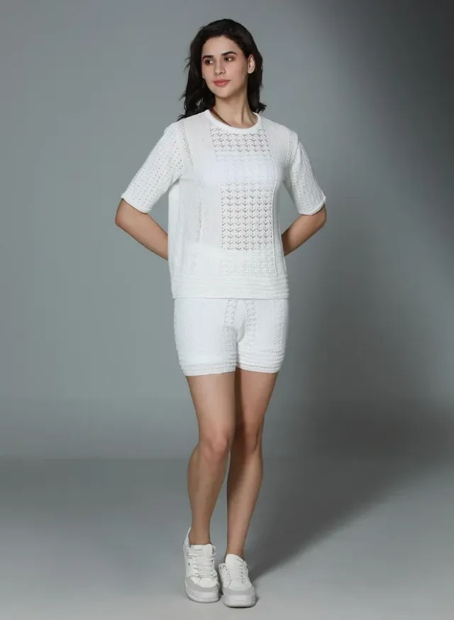 Women's Regular Fit Co-ord Blue – image 5