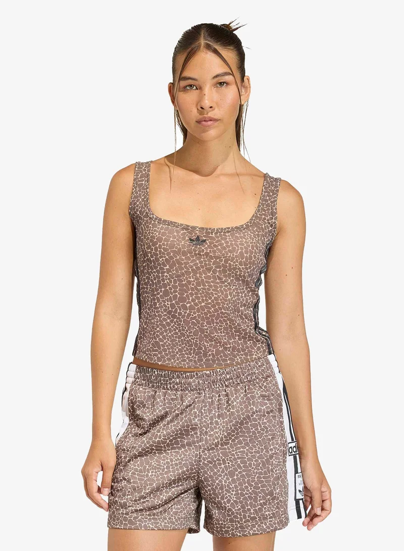 AOP Tank Top Dusty Rose