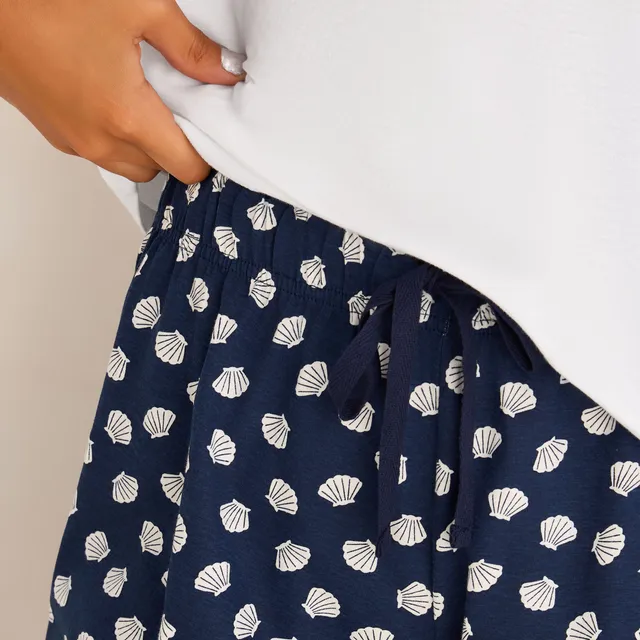 Pyjama Set Shell Print T-shirt & Shorts – image 6