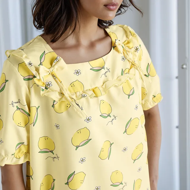 Printed Square Neck Nightdress – image 4