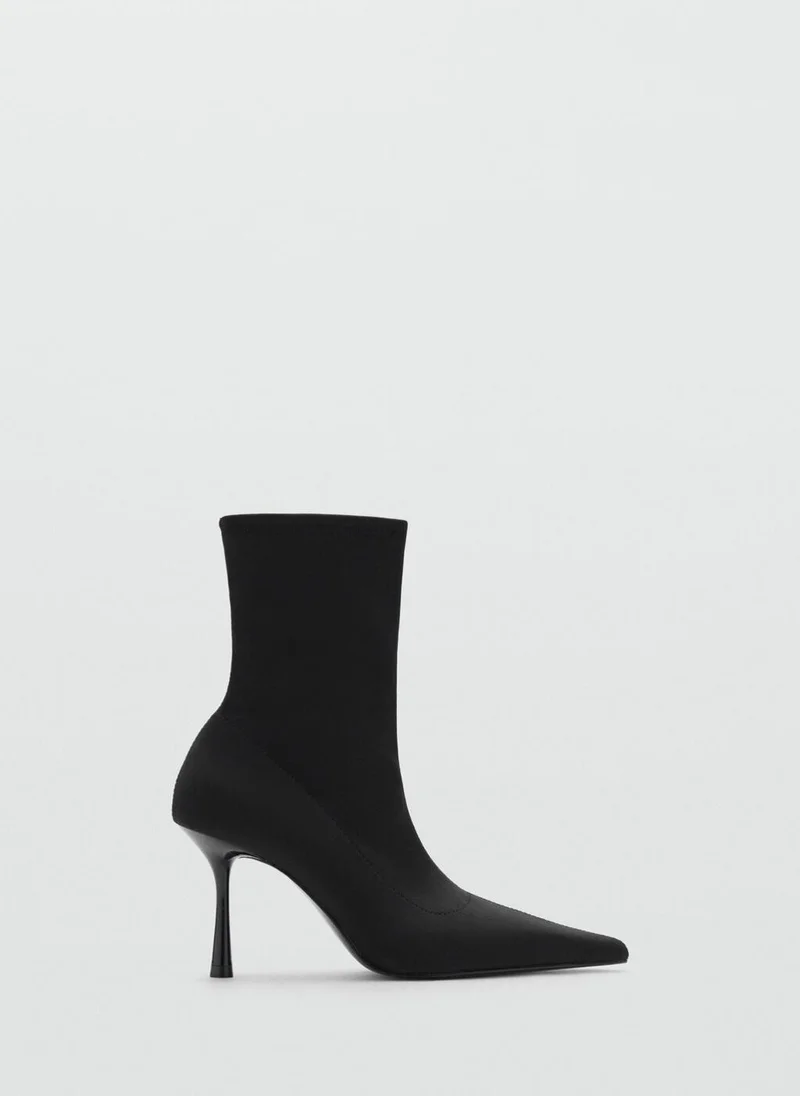 Heeled Sock Booties