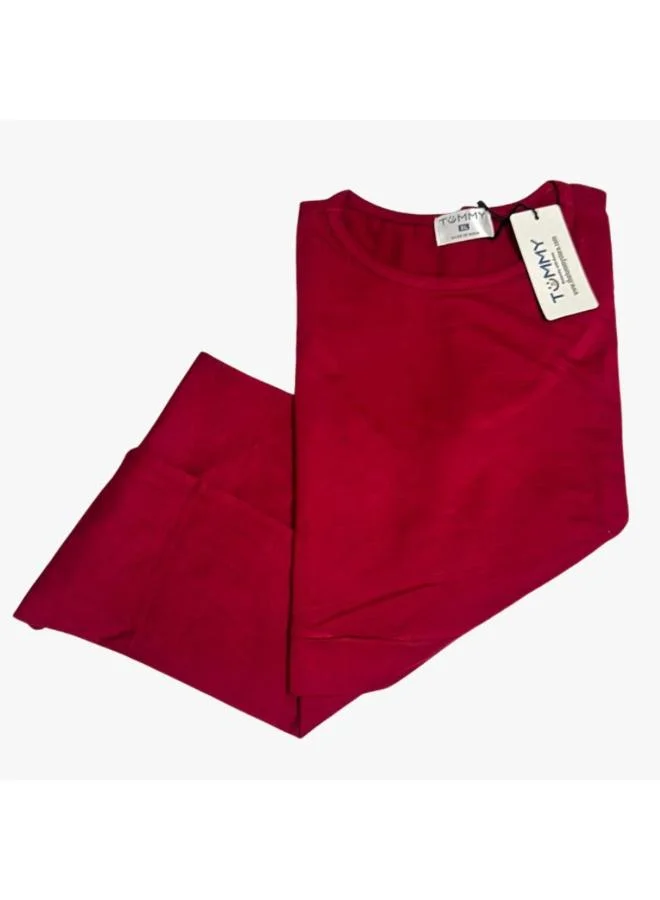 Maternity & Nursing Pull-On Top Vivid Burgundy