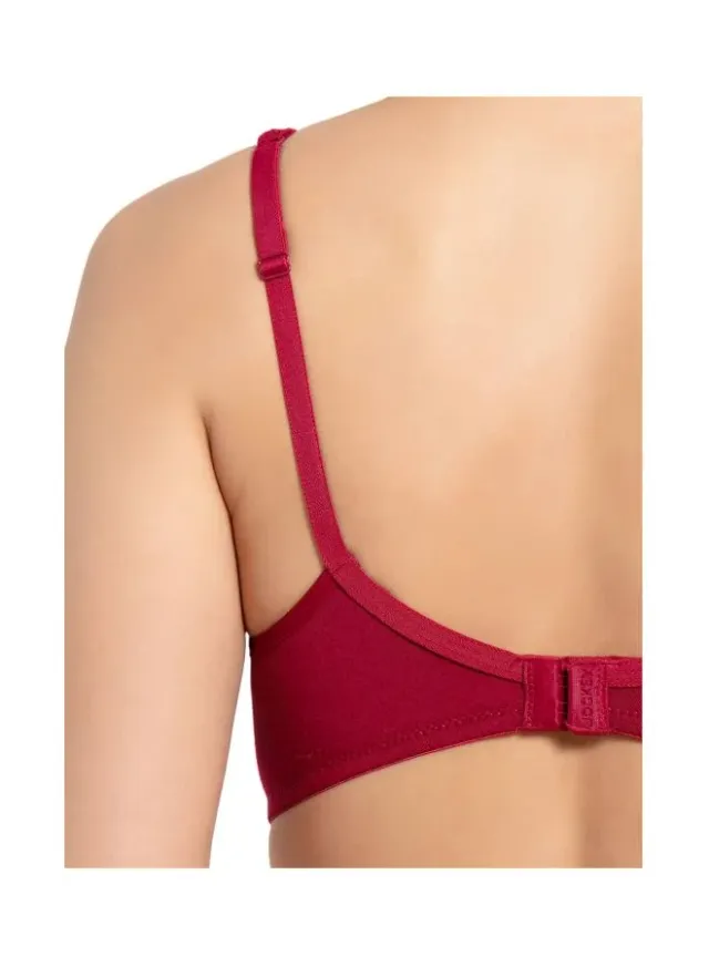 1722 Women's Cotton Non-Padded Everyday Bra Brick Red – image 6