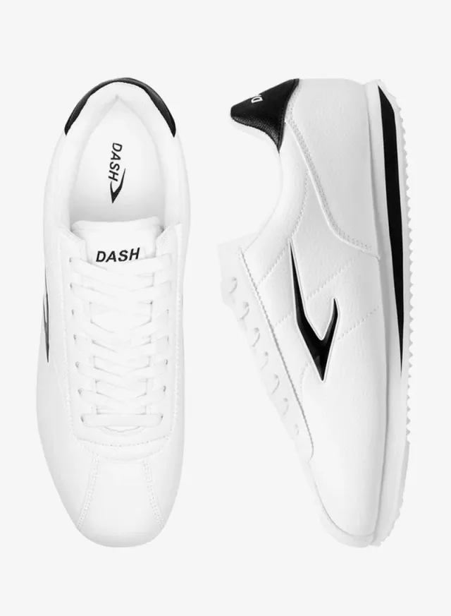 Dash Deep Blue Solid Lace-Up Sports Shoes – image 3