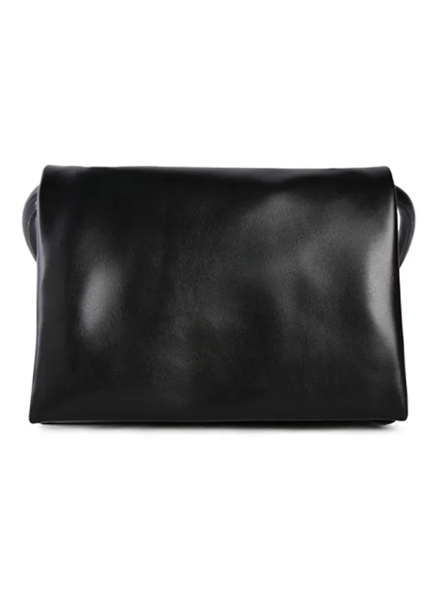 Black PU Leather Trifold Wristlet Handbag with Magnetic Snap Closure – image 3