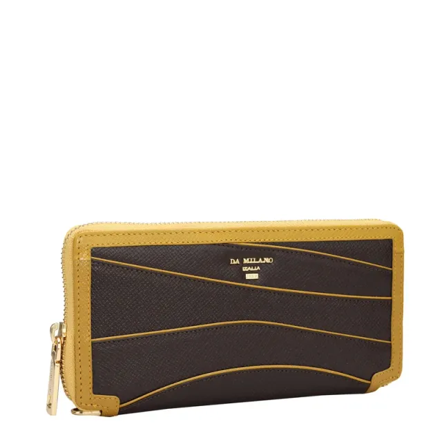 Da Milano Women's Leather Wallet Brown – image 2