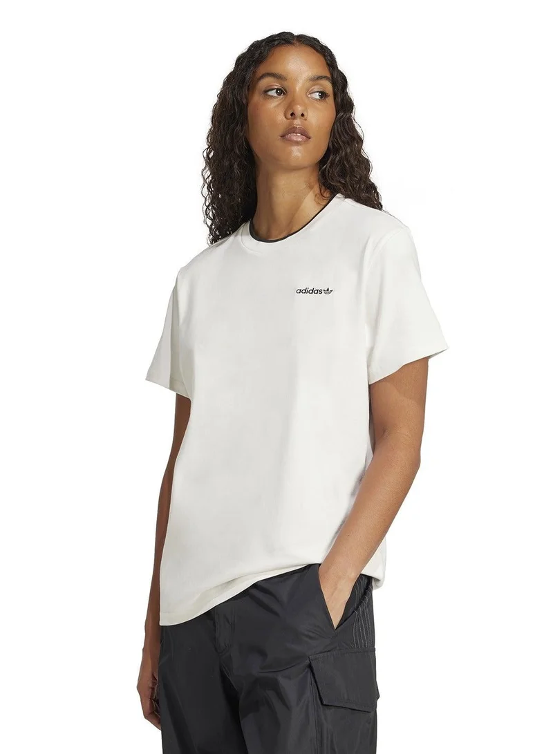 تيشيرت Graphic adidas Sports Loose 3-Stripes
