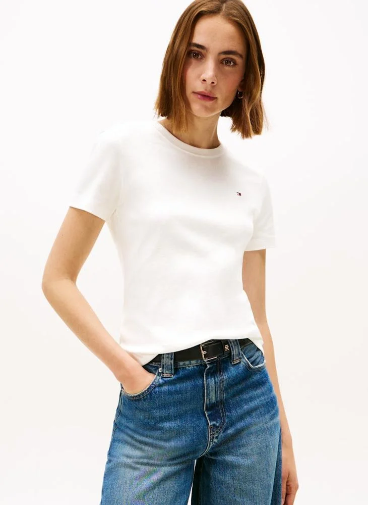 Slim Cody V-Neck T-Shirt White