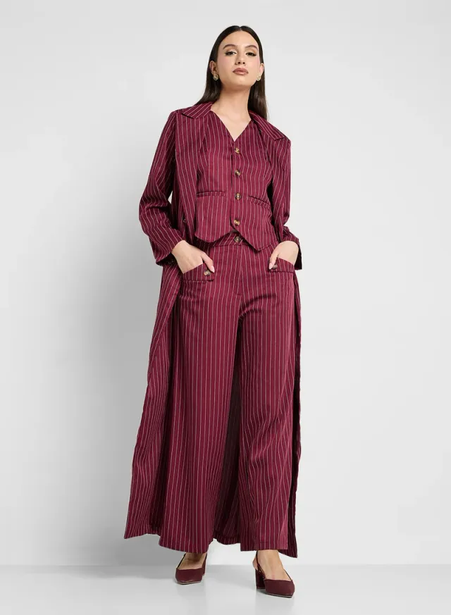 Tailored Vest & Long Jacket Set – image 5