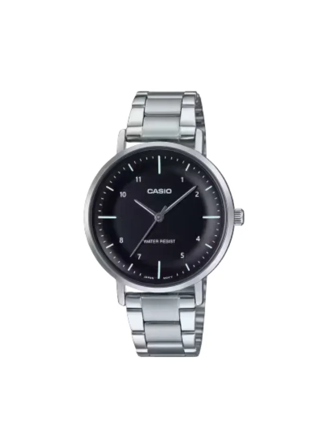 Women's Stainless Steel Analog Watch LTP-VT03D-1BDF - 34 mm