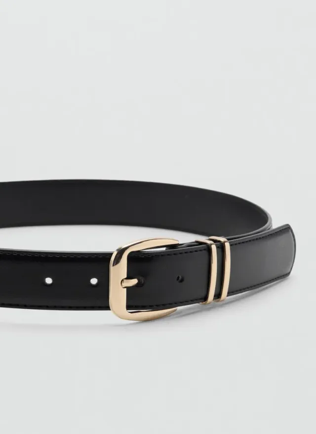 Square Buckle Belt Black – image 3