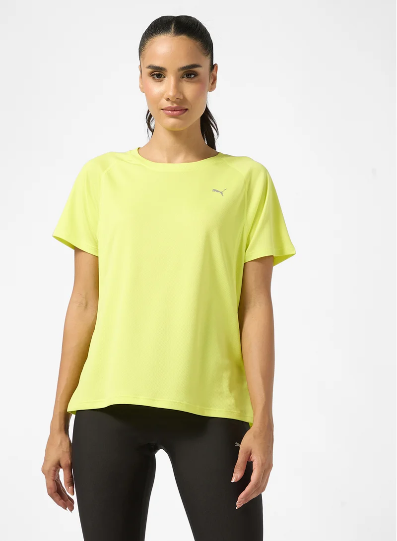 Velocity Running T-Shirt Lime Green