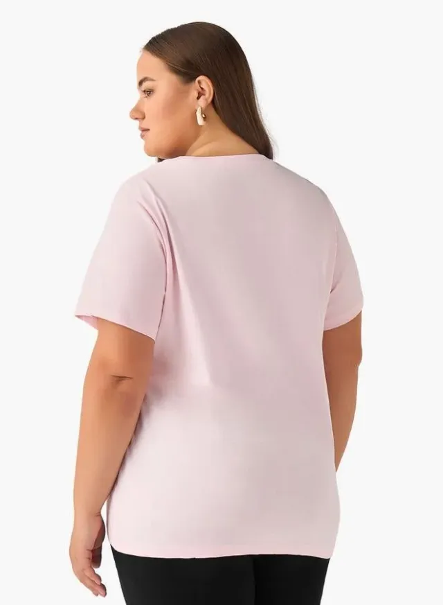Ulla Popken Graphic Print Cotton T-Shirt – image 3