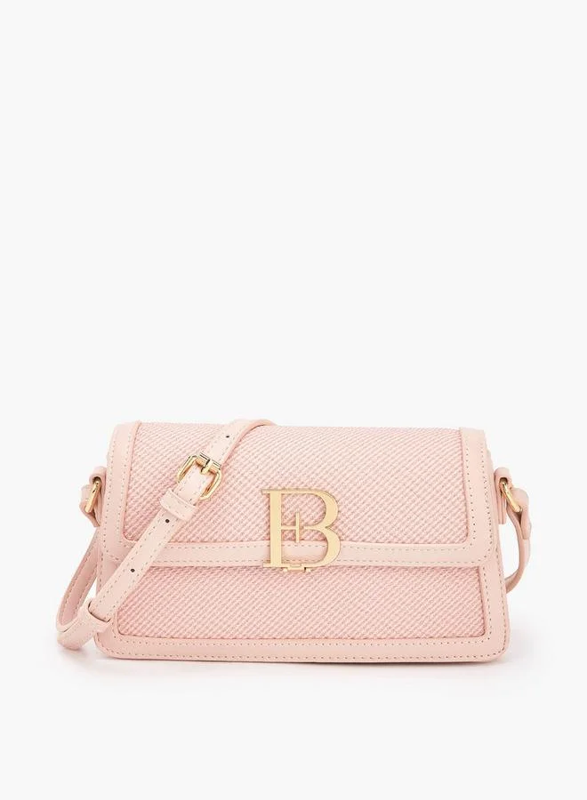 Flora Bella Textured Crossbody Bag Pink