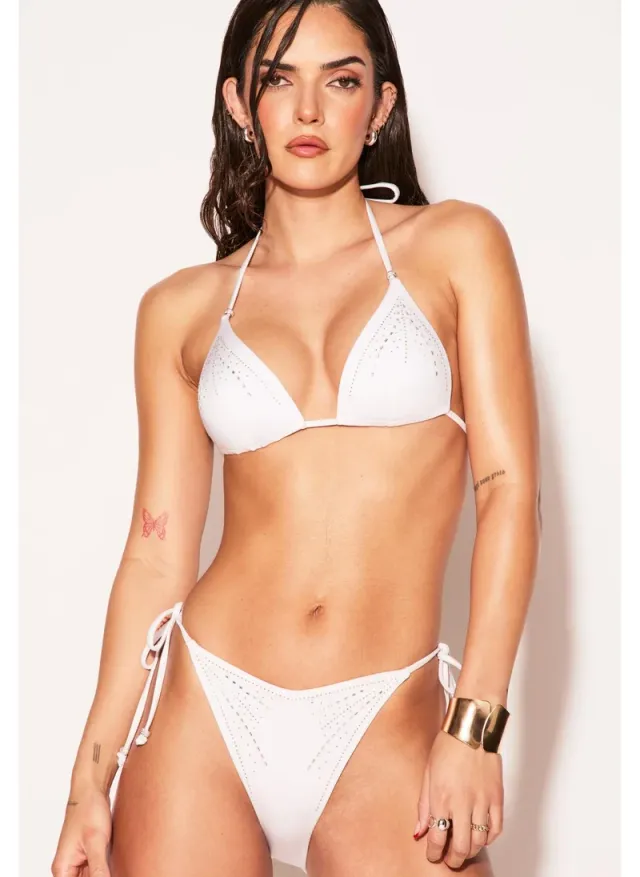 Ann Summers Summer Siren Tie Side Brazilian White