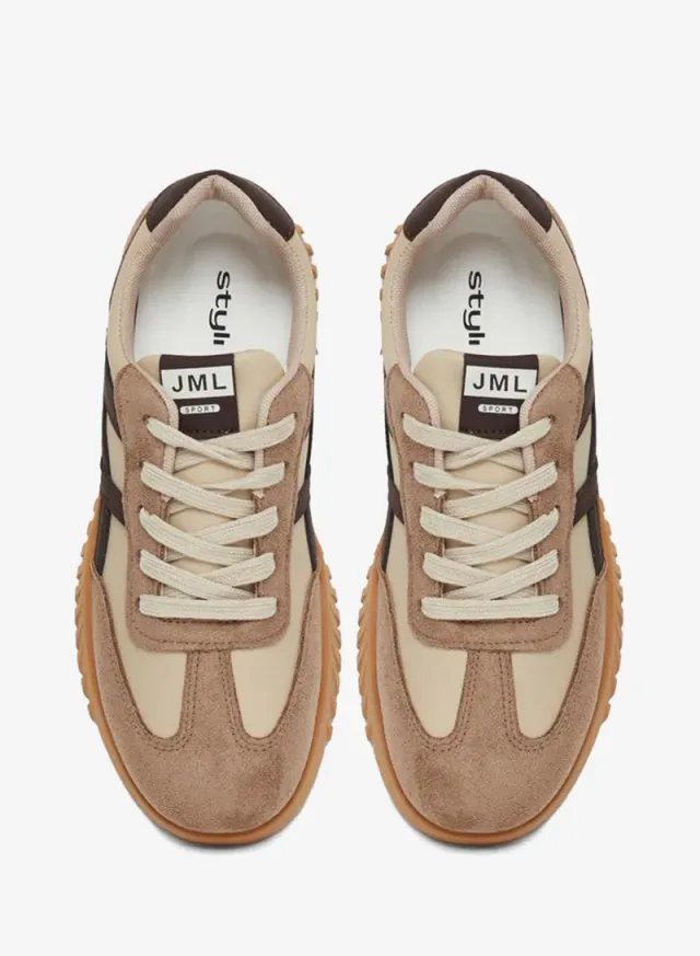 Women Brown Retro Style Sneakers – image 5