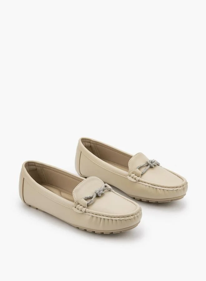 Loafer With Mettalic Trim