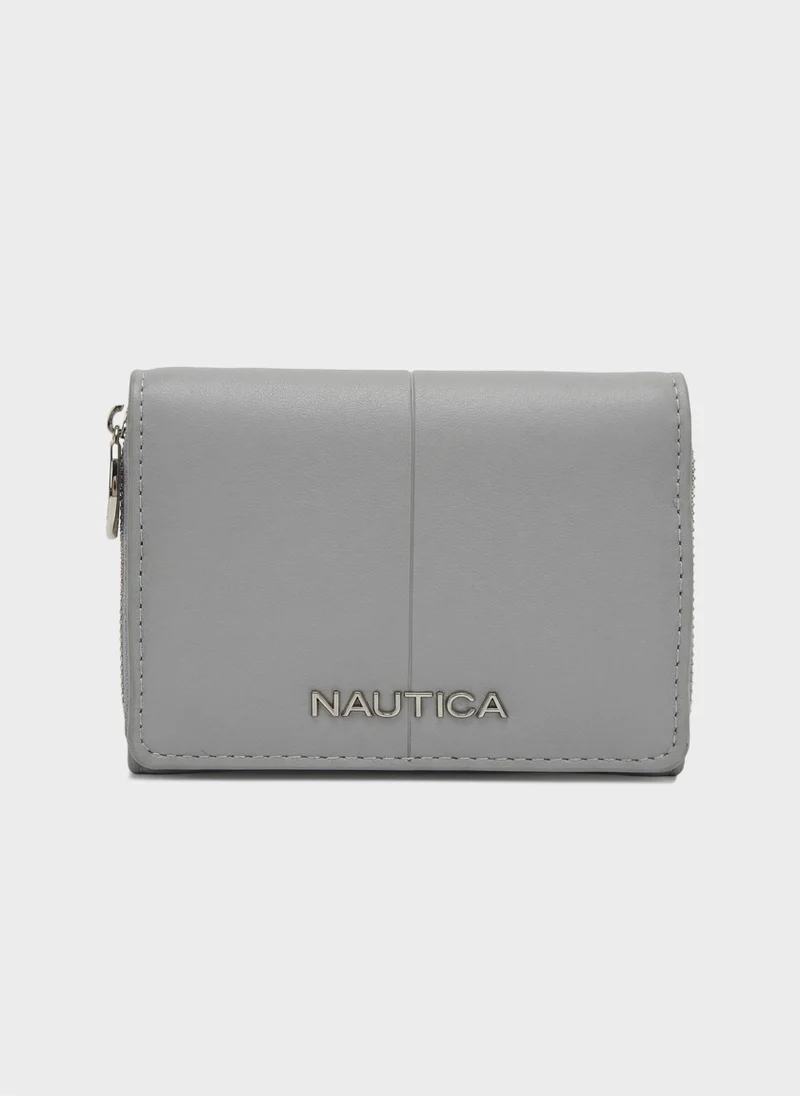 Nora Flap Wallet Grey