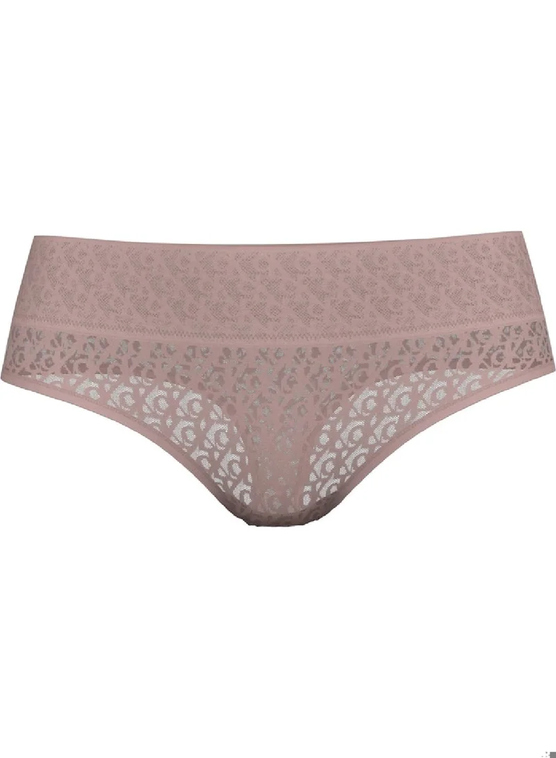Icon Logo Lace Brazilian Briefs Light Orchid