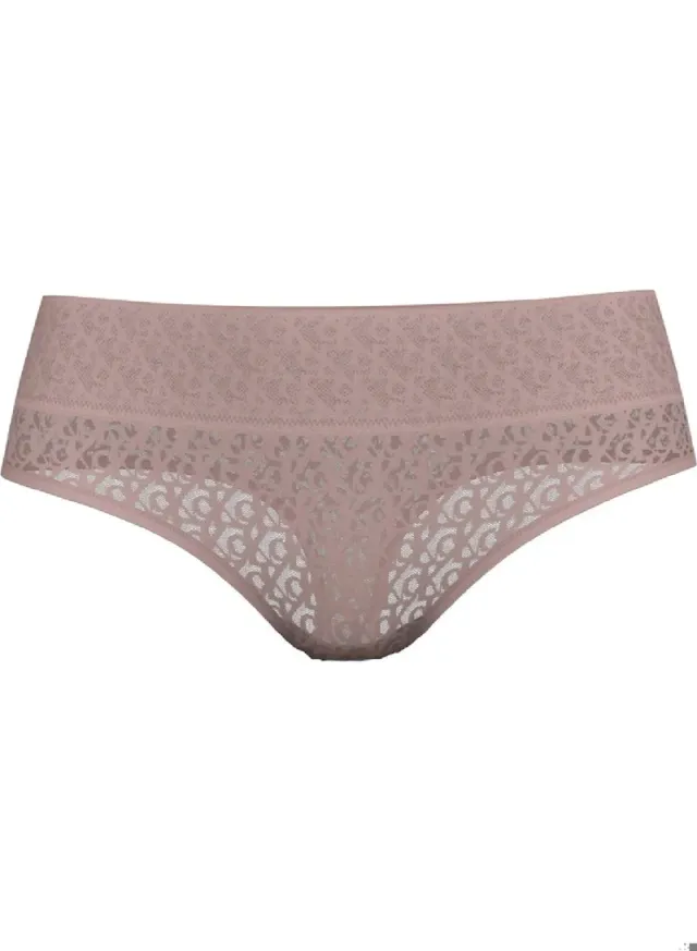 Icon Logo Lace Brazilian Briefs Light Orchid