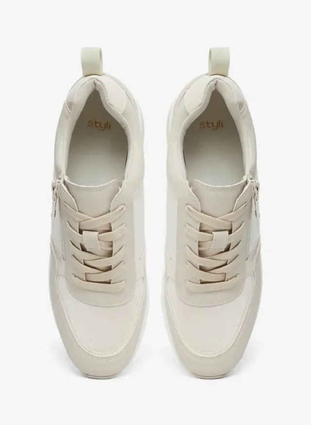 Textured Zip Sneakers – image 6