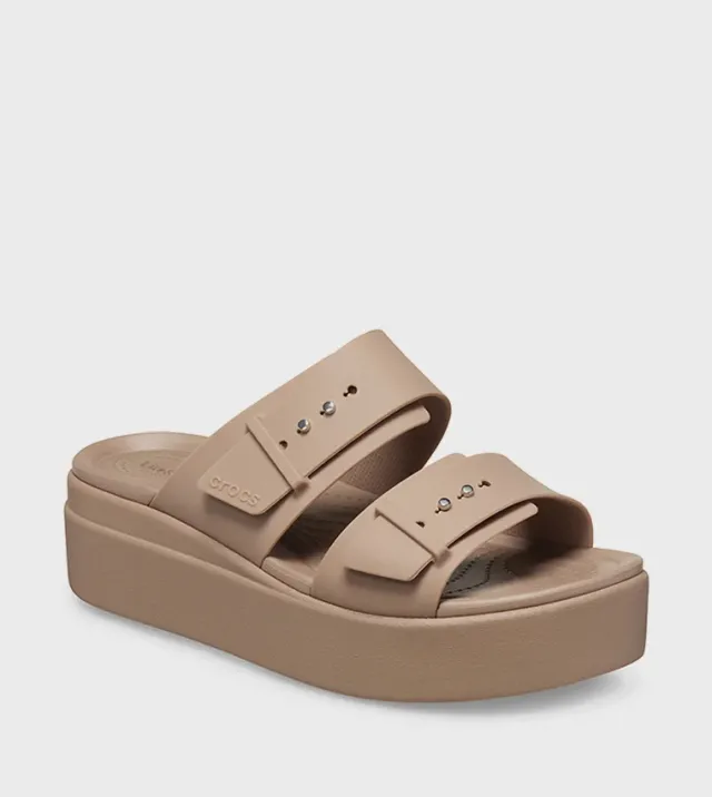 Women's Brooklyn Low Wedge Sandal Tan – image 5