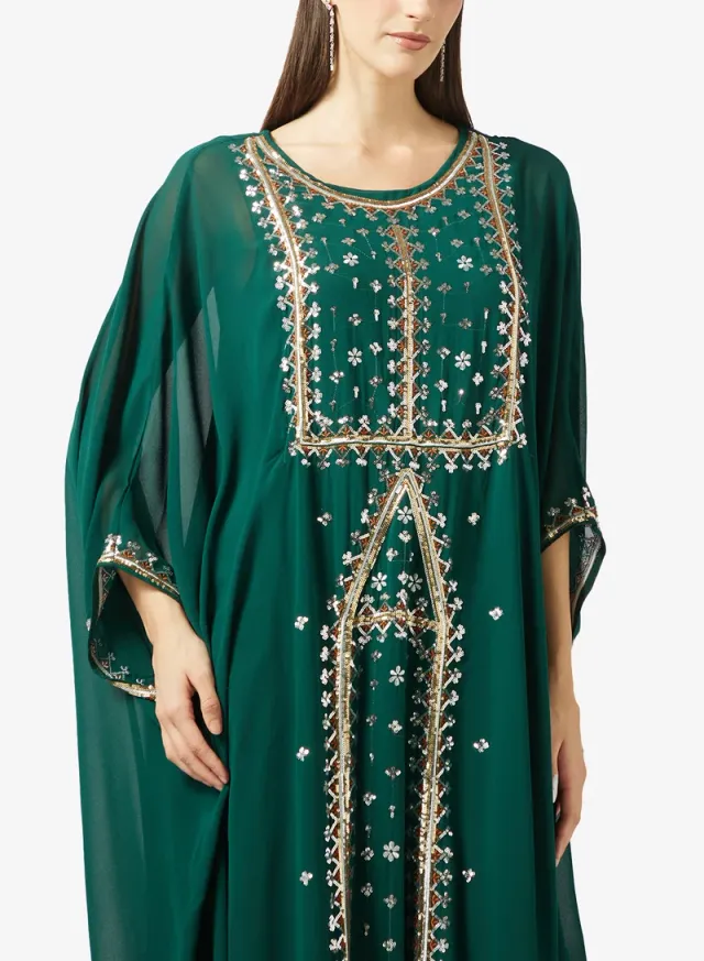 عباية مطرزة بكاب – صورة 3