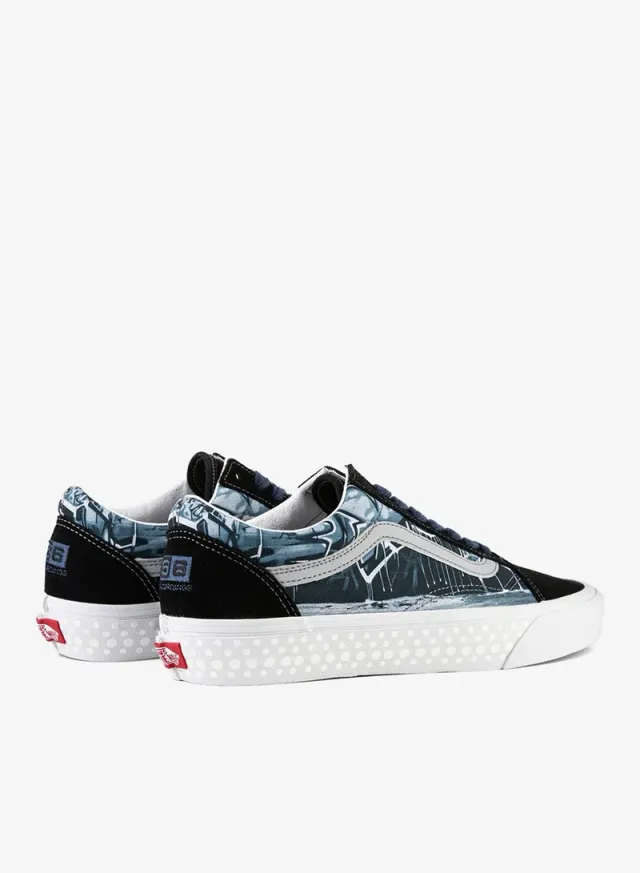 Low-Top Suede and Canvas Unisex Sneakers with Rubber Waffle Outsole – image 3