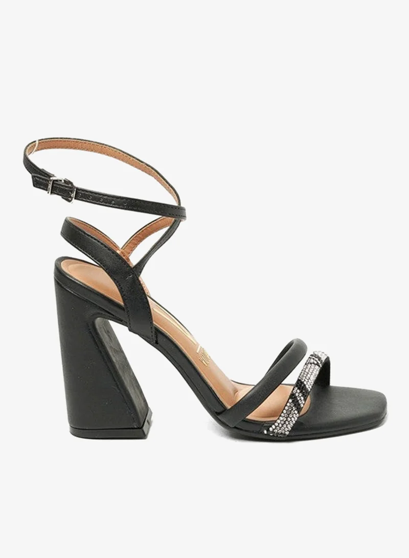 Women's Block Heel Sandals Black
