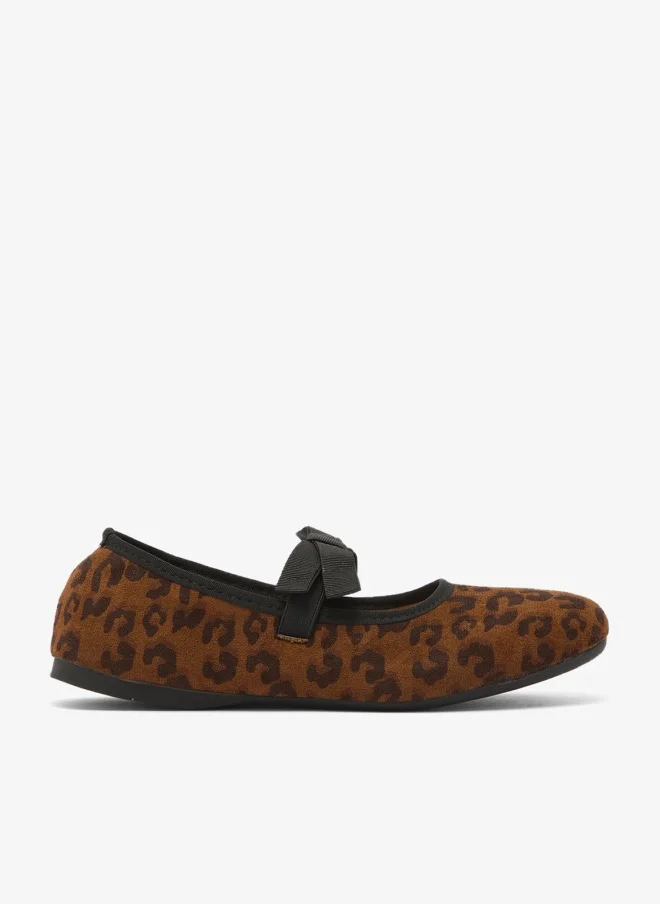 Bow Detail Mary Janes Brown