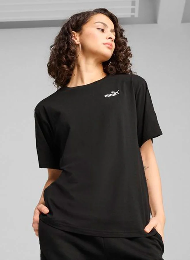 Essential Tape Relaxed T-Shirt Black